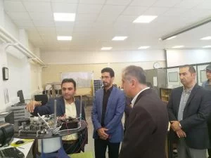 بازدید رئیس محترم سازمان فضایی ایران از آزمایشگاه