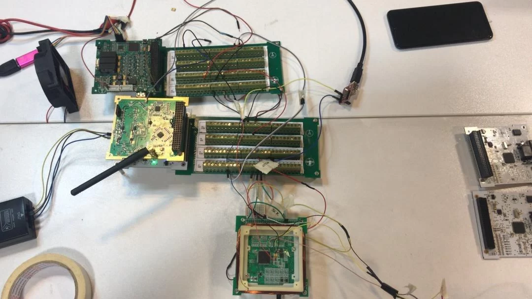 Nasir-1 CubeSat Engineering Model ongoing tests by student 👩‍🎓&👨‍🎓 team.
