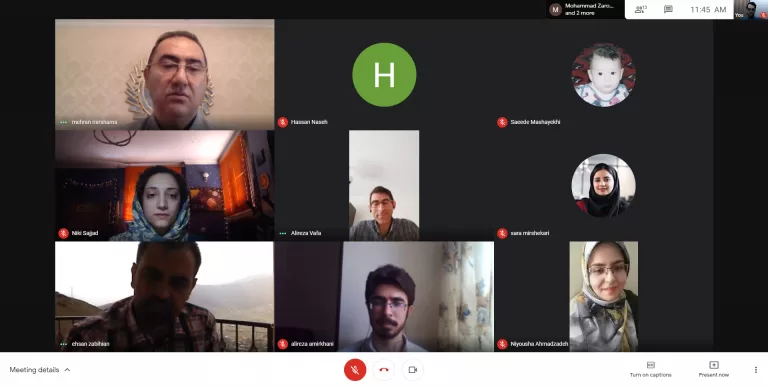 The end-of-year meeting of the members of the Space Research Laboratory