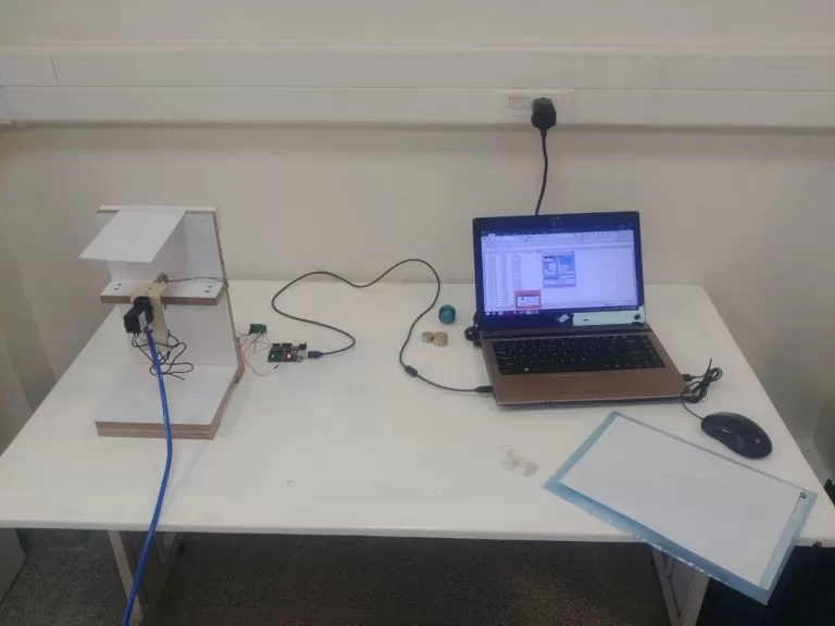 “Cold Gas Nozzle measurement stand” operational tests.
