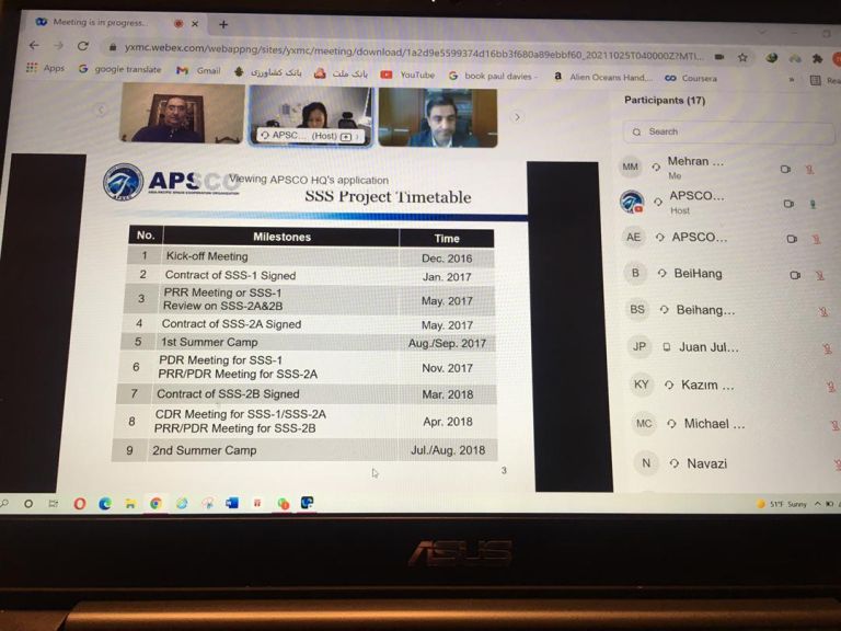 The first SSS  after launch meeting