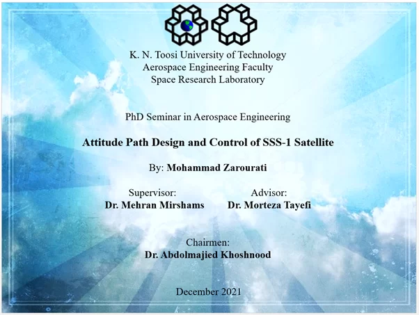 PhD Seminar in Aerospace Engineering/Mohammad Zarourati
